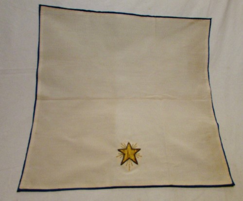 Voile calice creme brode - voile,
