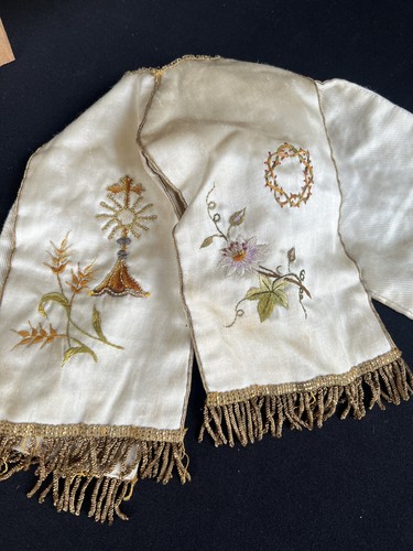 Voile calice broderie - voile,